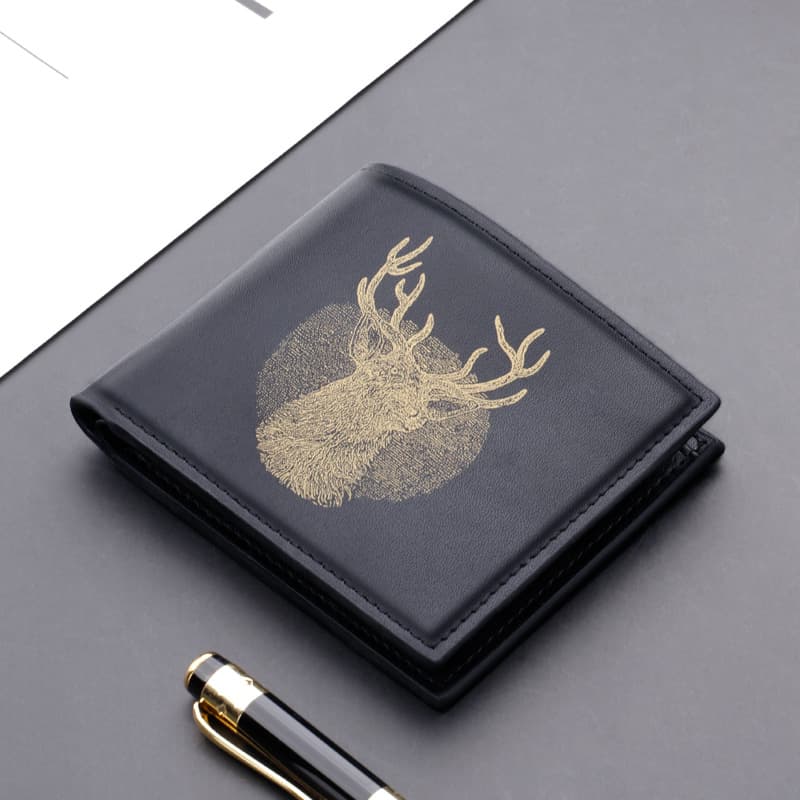 Yilu Ping'an Wallet Men's Short Style Personalized, Fits Driver's License, College Student Minimalist Ultra-Thin Multi-Card Slot Trendy Money Clip