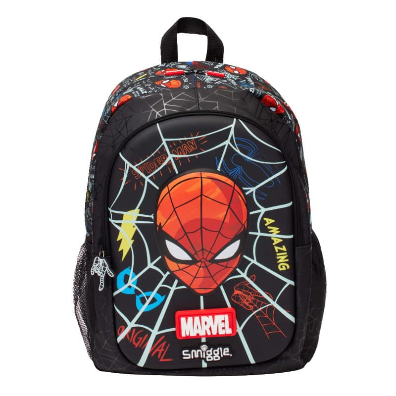Cross-Border Smiggle Marvel Spider-Man Backpack for Boys, Student School Bag, Elementary School Return-to-School Bag