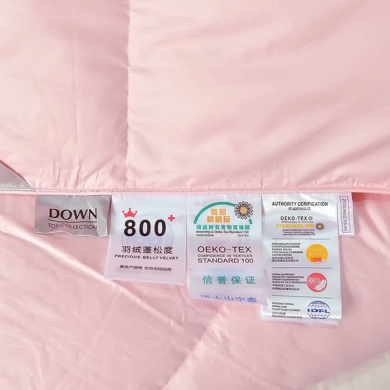 Wholesale of 95% White Goose Down Winter Inner Core, Double Extra Thick Warm Duck Down Quilt, Single Hotel Cotton Quilt, All-Season Quilt