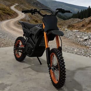 Two-Wheel Electric Off-Road Vehicle Adult and Children Mountain Bike Motorcycle Racing 2500W 48V 20Ah All-Terrain