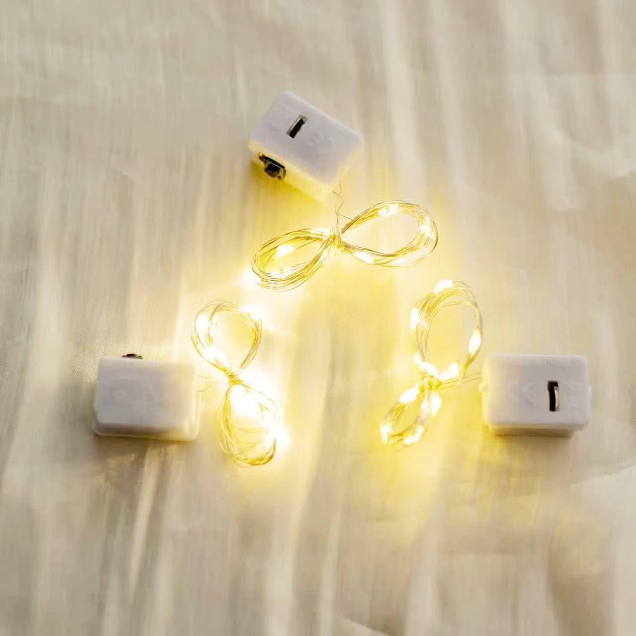 Colorful Light String LED Strip Atmosphere Light Halloween Christmas Valentine's Day Bouquet Cake Decoration Light String