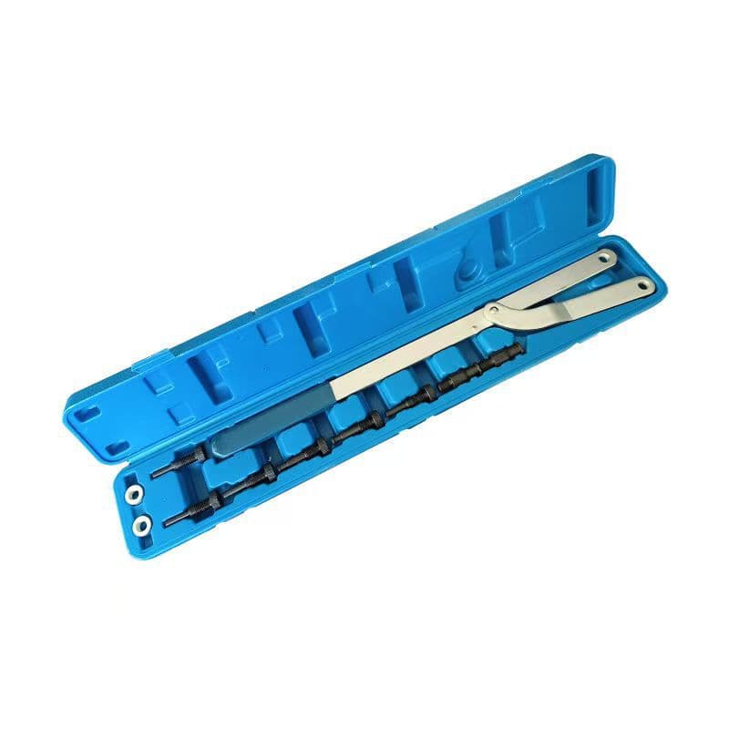 Multi-function Replaceable Belt Pulley Holding Wrench Set for Automotive Clutch Camshaft Pulley Removal and Installation