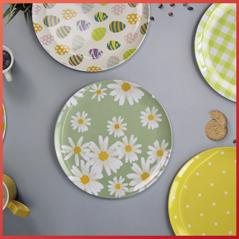 Xubai Custom Melamine Tableware Summer Series Dinner Plates Ins Style Premium Feel Plates Wholesale from Overseas Manufacturers