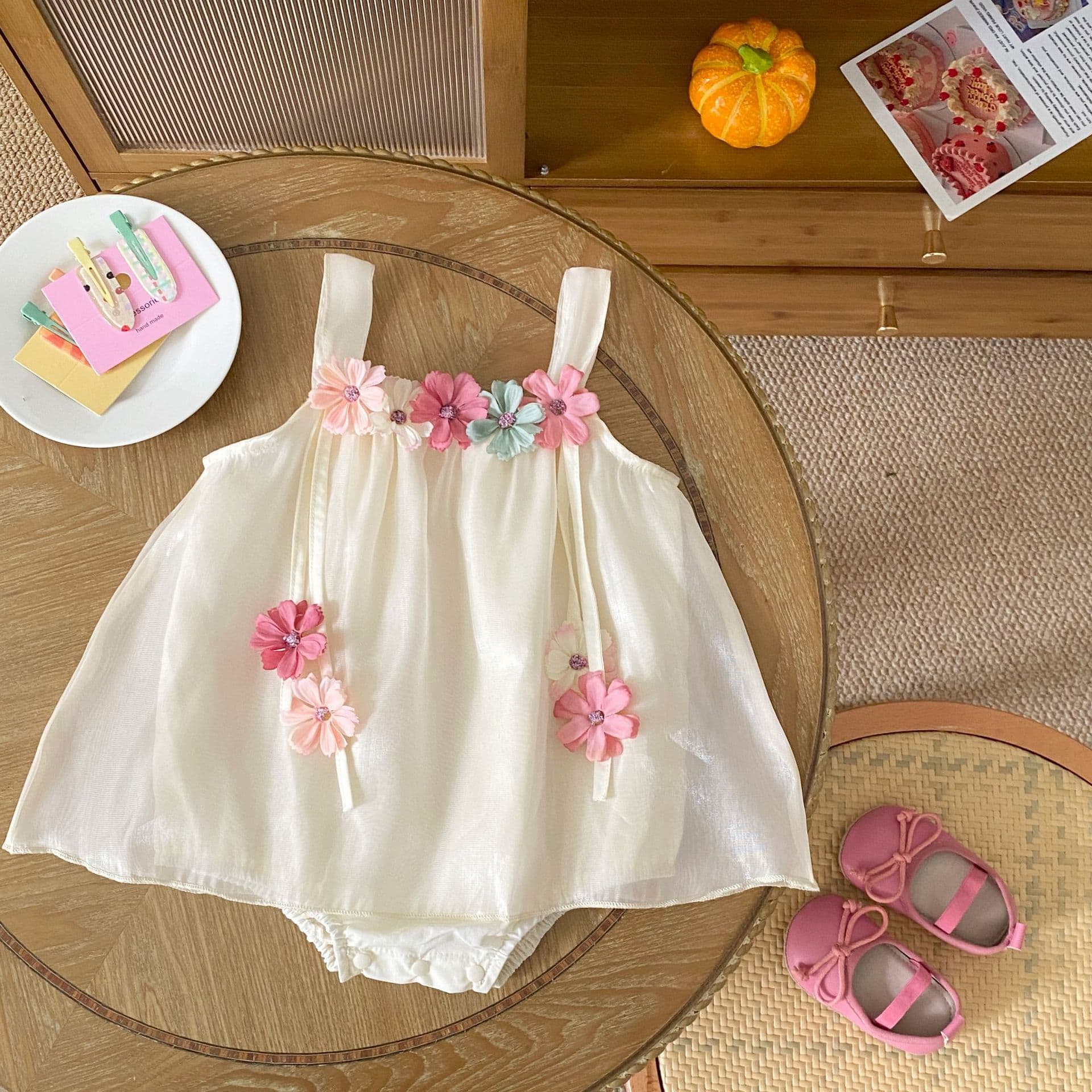 2026 Baby Summer Clothes Children's Fashionable One-piece Dress Summer Suspender Dress Baby Vest Princess Dress