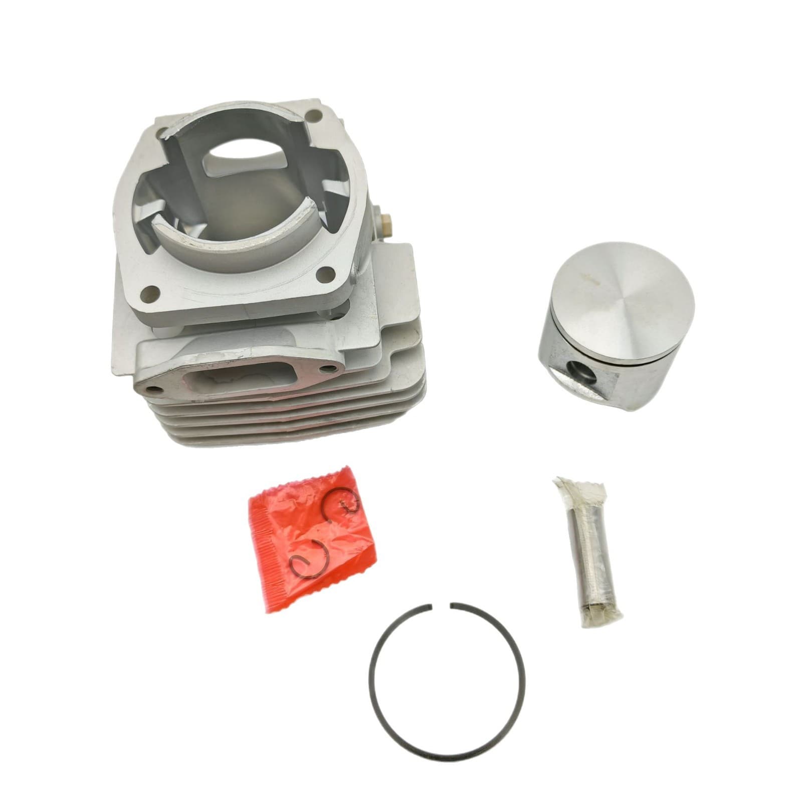 Compatible with Husqvarna HUS365 Chainsaw Cylinder Assembly 365 Chainsaw Cylinder Kit Cylinder Head Piston Round Hole Square Hole Cylinder