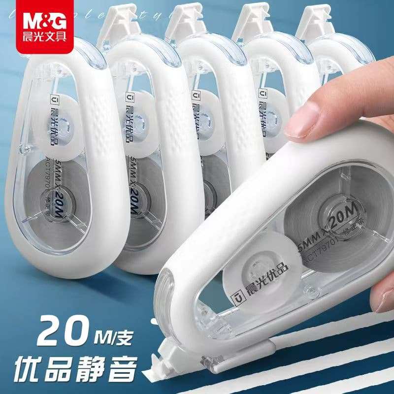 M&G Premium 79701 Silent Correction Tape, High Aesthetics Simple Design Smooth Student Use Large Capacity Correction Tape Stationery