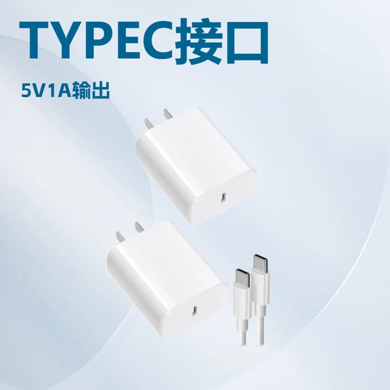 Type-C Charger 5V1A Universal for Earphones, Phones, Watches, WiFi Devices, Smart Locks 5W Charging Cable Charging Head