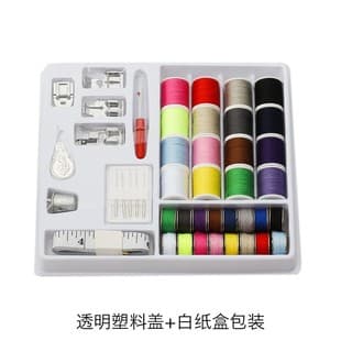 Home Sewing Machine Needle and Thread Set Multi-Color Sewing Bobbin Thread Bottom Thread Core Household DIY Sewing Thread Box