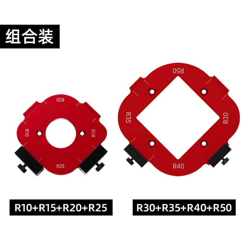 Woodworking Round Corner Template Positioning Cabinet Corner Trimmer Manual Woodworking Construction Tool Arc Chamfering Tool