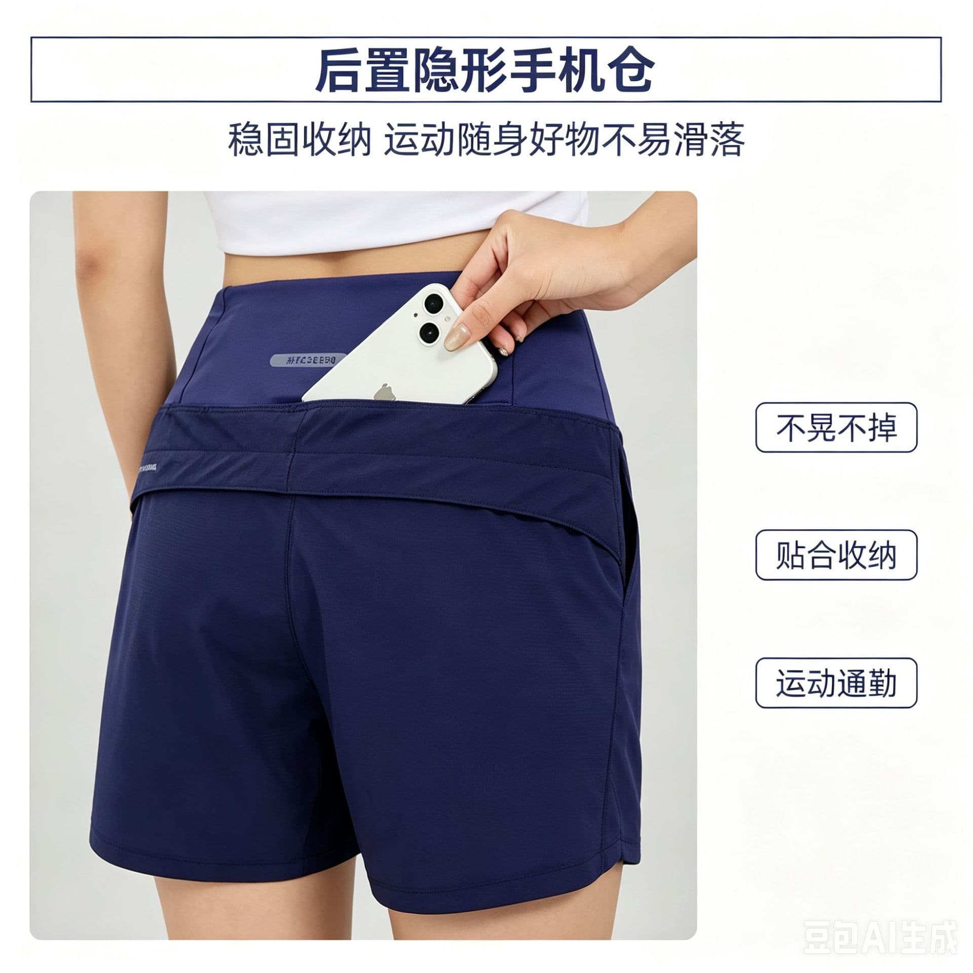 2026 summer large size sports shorts for women ice silk quick-drying anti-glare lining sports shorts for women running pants for women