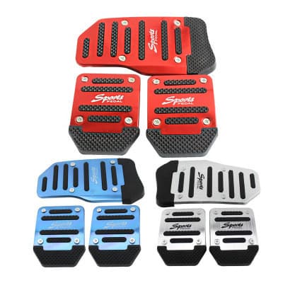 Car Accessories Anti-Slip Foot Pedals Manual/Automatic Throttle Brake Pedals