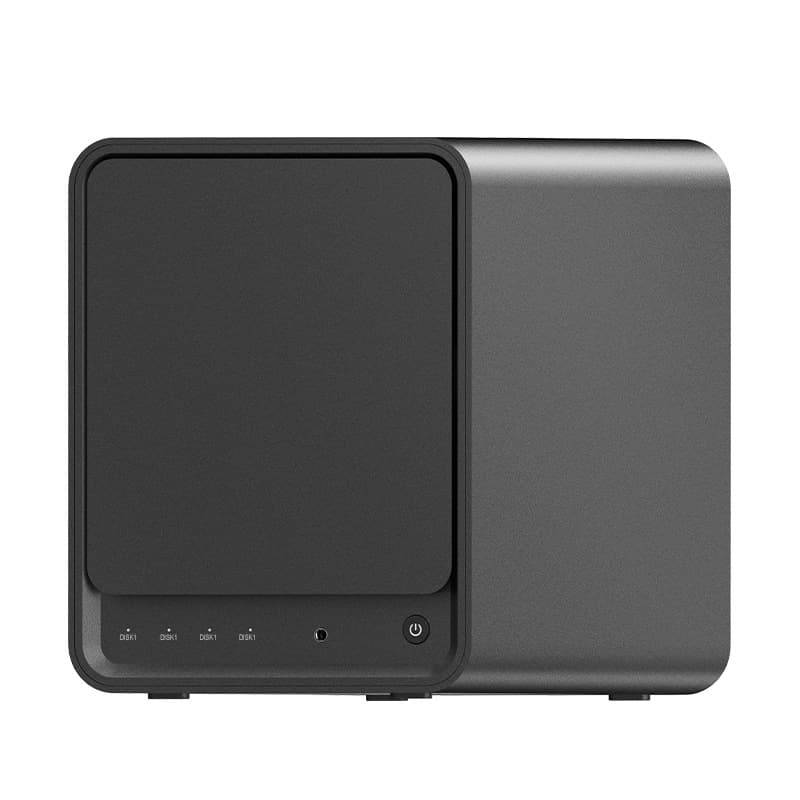N100 New Model NAS with Four Drive Bays, Large Capacity, Dual Network Ports, Private Cloud for Home/Enterprise Storage, RAID Support, M.2 Compatible