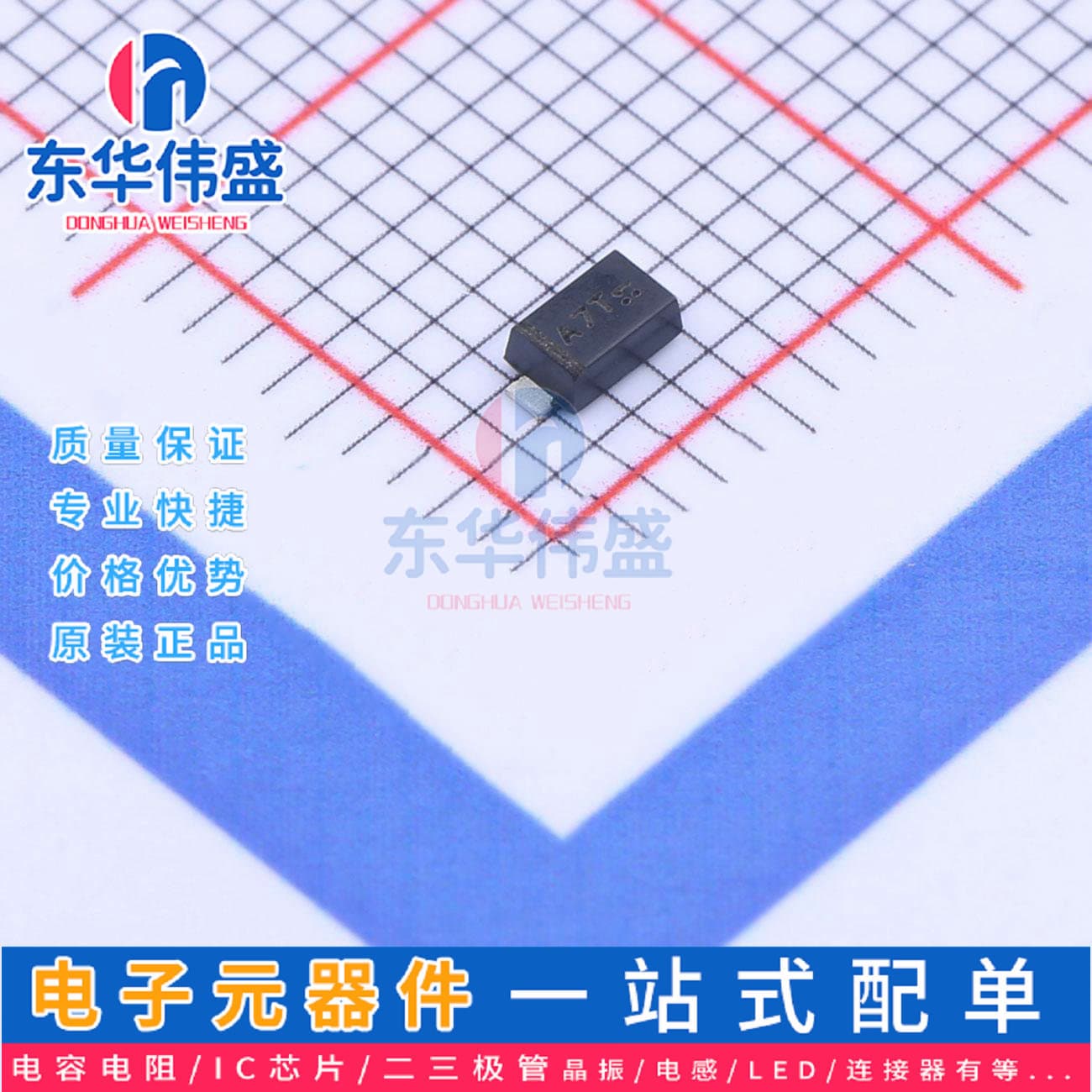 Genuine LRC SMD Diode > Voltage: 1KV Current: 1A > SOD4007T-SH > Package SOD-123FL