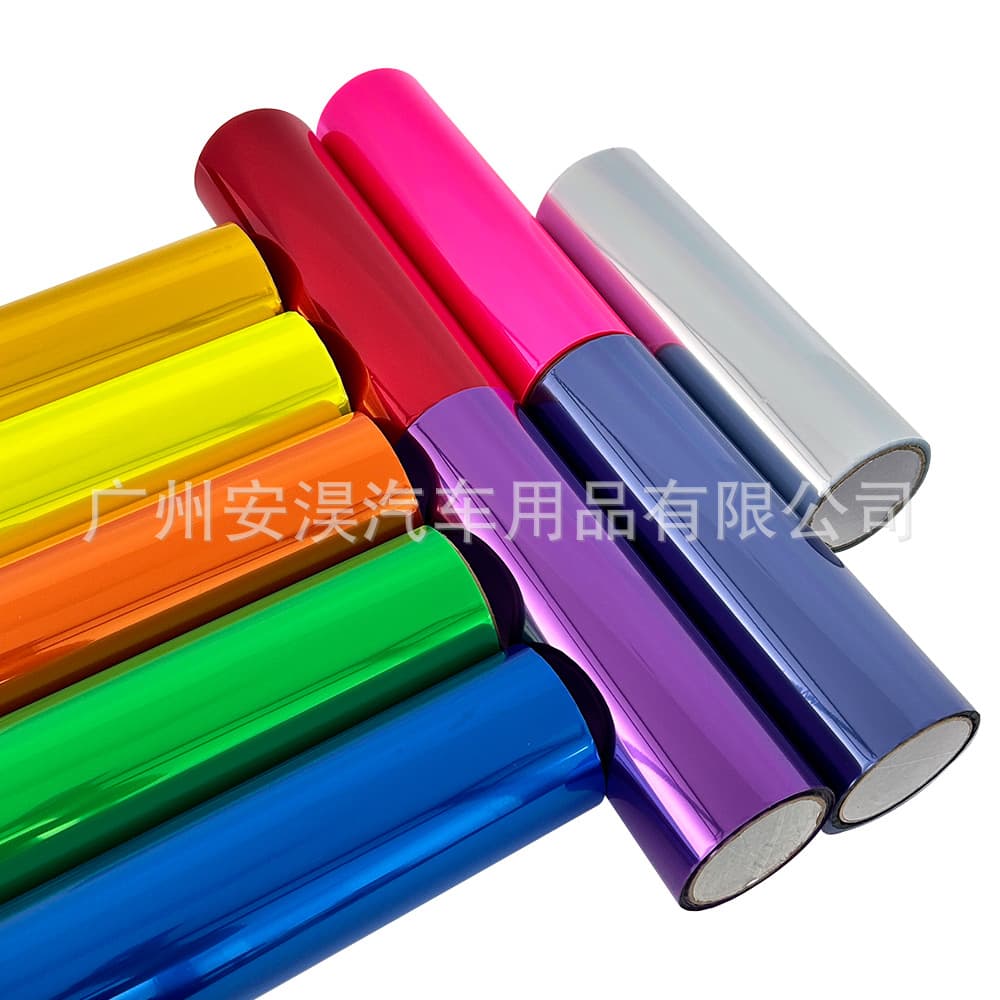 0.6*100m Car Headlight Color Change Film PVC Transparent Blue Tail Light Fog Light Tinting Protective Headlight Film