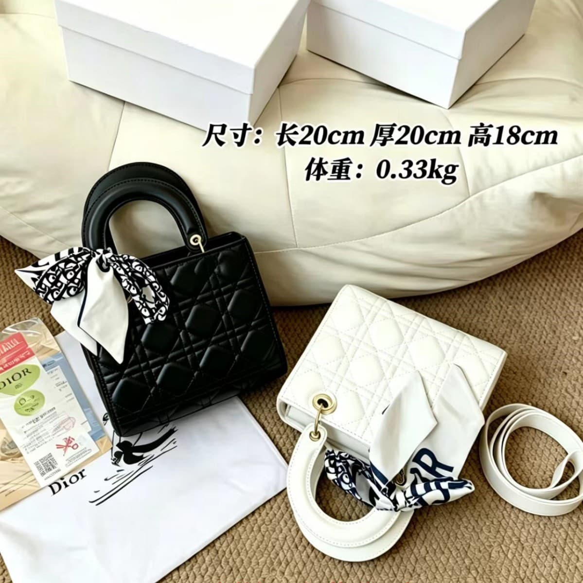 D Brand Diana Diamond Quilted Stitched Single Shoulder Crossbody Handbag Women's Bag Casual Fashion Versatile New Style Chain