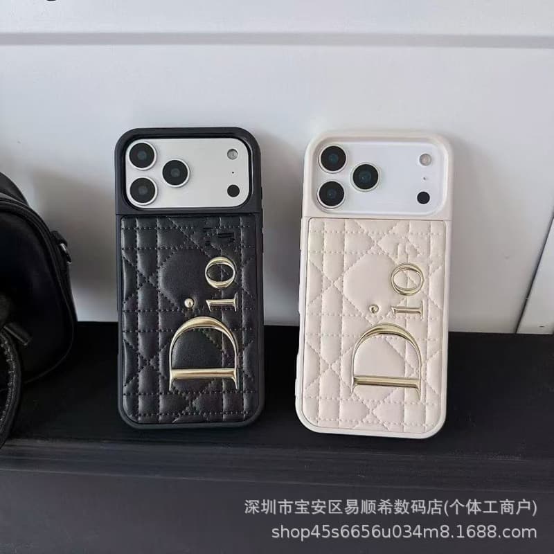 Premium Apple iPhone 17 Pro Max Phone Case iPhone 16 Chrome Full-Wrap Drop-Proof Leather Cover 15/14/13 Premium Feel