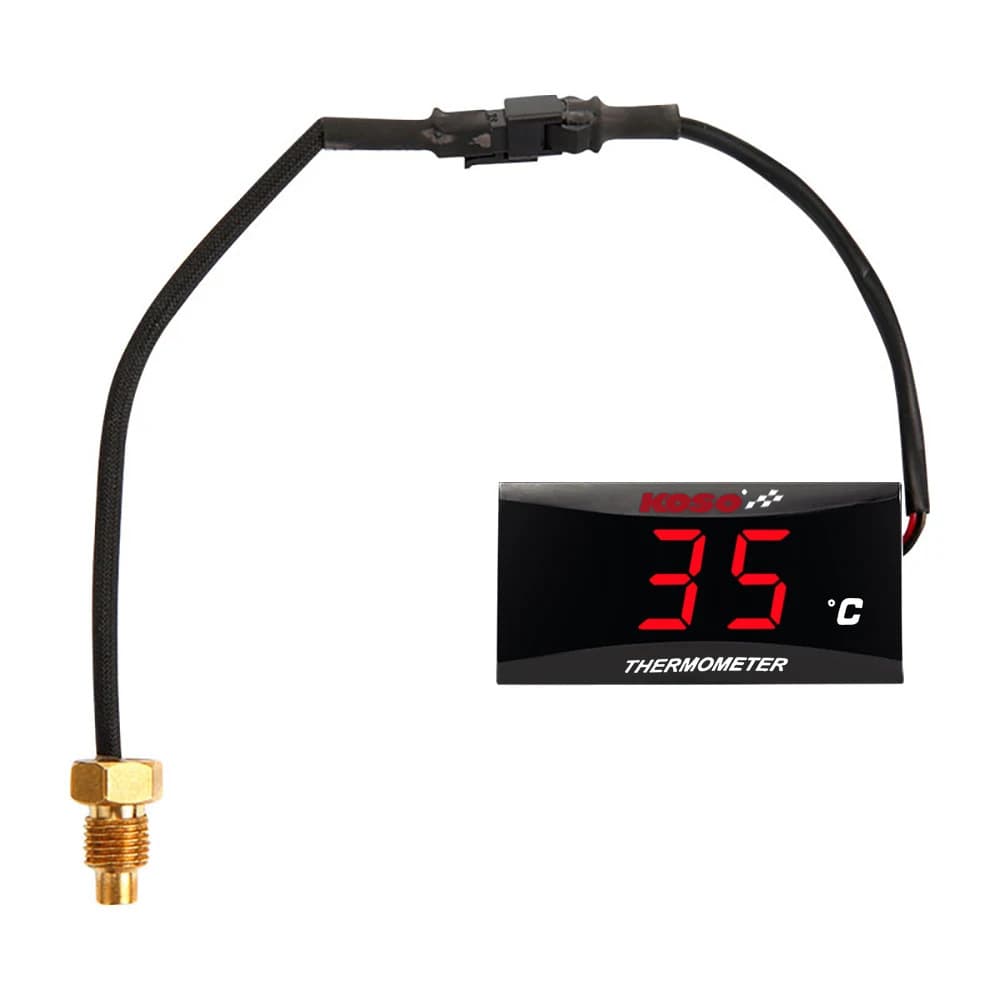 16mm/18mm/22mm CNC Aluminum KOSO Thermometer Connector Kit Adapter Sensor Plug