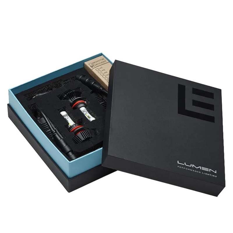 Custom Auto Parts Packaging Box LED Headlight Packaging Box Motorcycle Printing Car LED Light Packaging Box Production