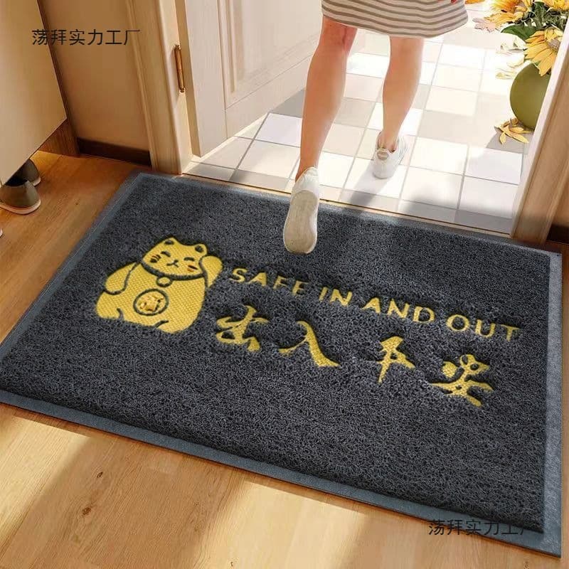 Premium Entrance Doormat, Coir Entryway Rug, Thickened Household Doorstep Mat Others