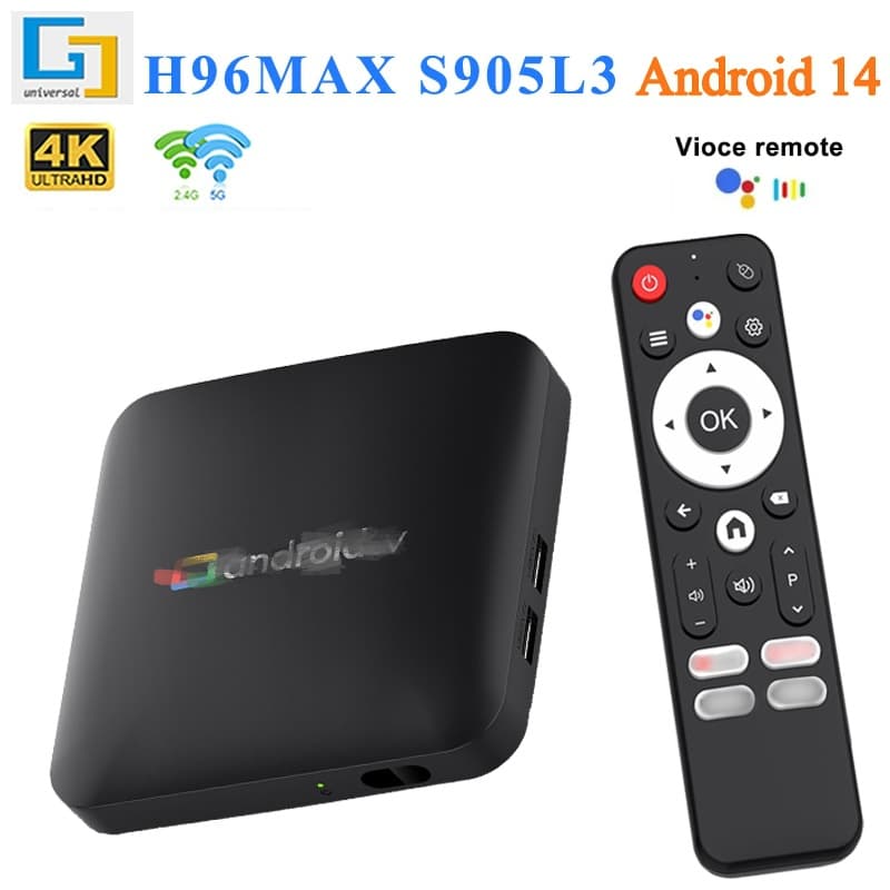 Cross-border H96Max S905L3 TV Box Android 14 HD Smart TV Box 4K Bluetooth 5G Media Player Wholesale