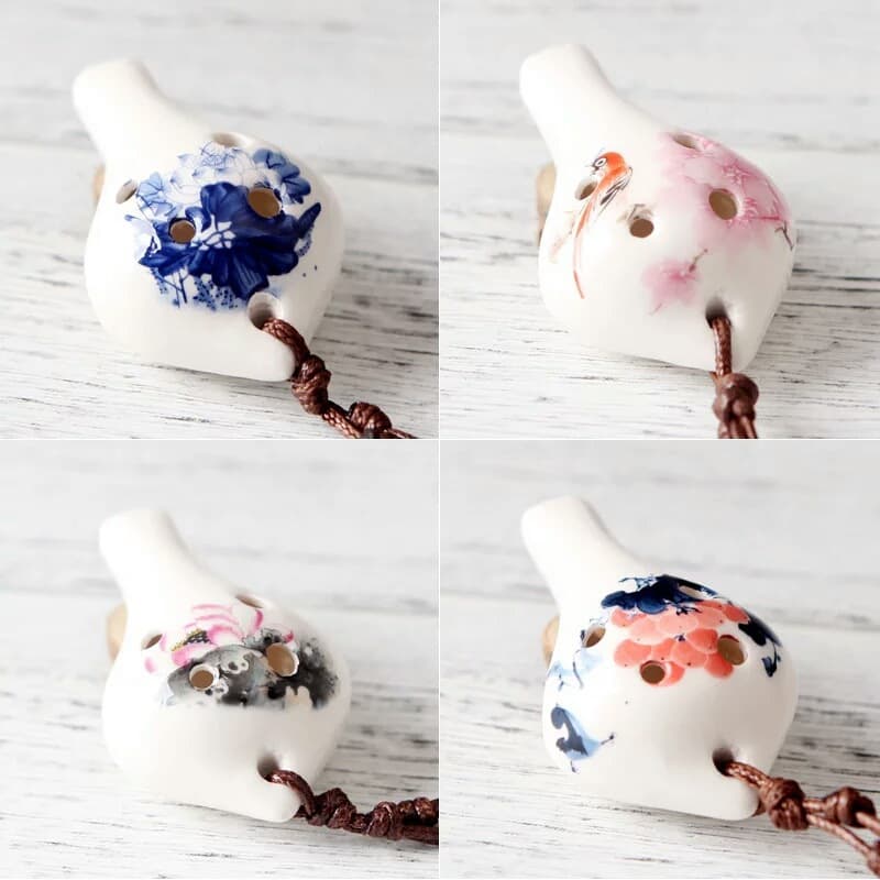 New Ancient Style Beginner Ocarina Wholesale Children's Musical Instruments Scenic Spot Hot Selling Handicraft Souvenir Toys