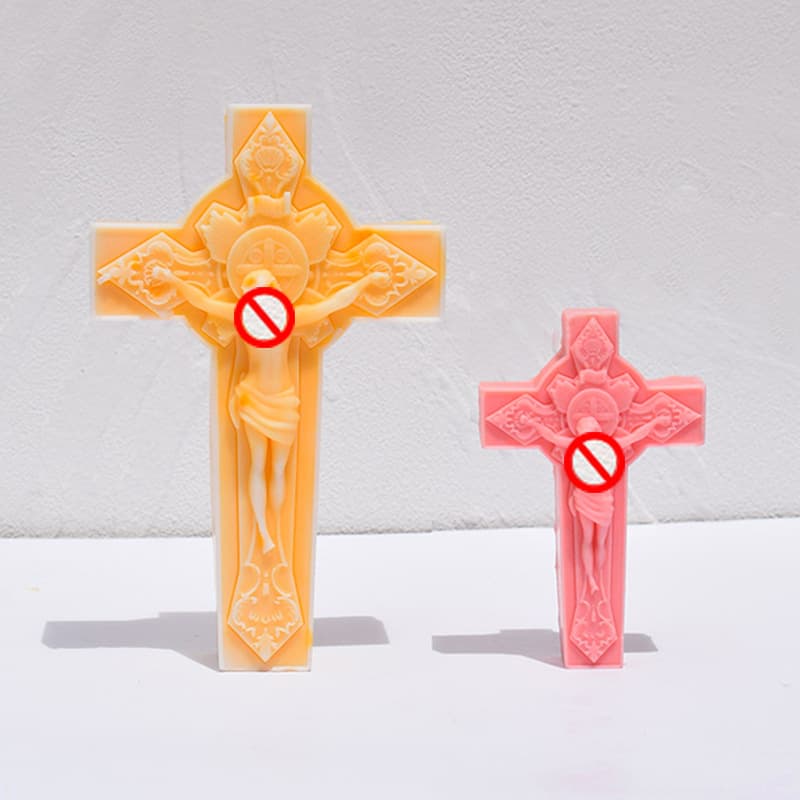 Sweet New Cross-border Character Figurine Scented Candle Silicone Mold Sculpture Creative Shape Candle Silicone