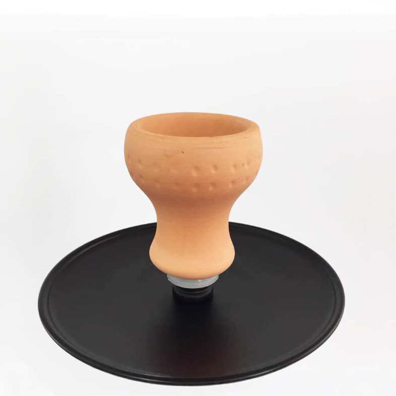 Hookah accessories factory exports Arabic red mud ceramic pot shisha bowl hookah pot
