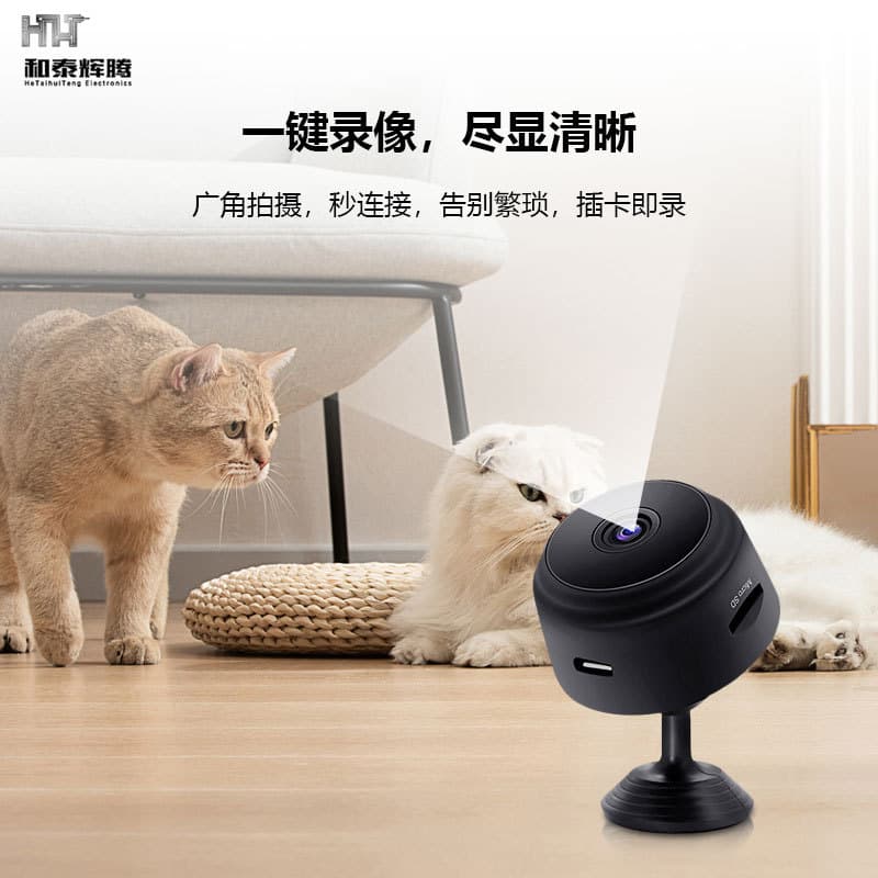 Cross-border A9 HD camera with smart wireless WiFi network, 1080p, suitable for home monitoring, sports, and outdoor use.