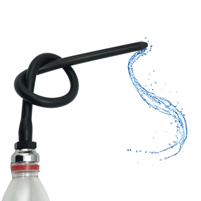 Portable Silicone Enema Bulb Douche for Men and Women, Water Bottle Style Anal Douche, Adult Intimate Hygiene Product