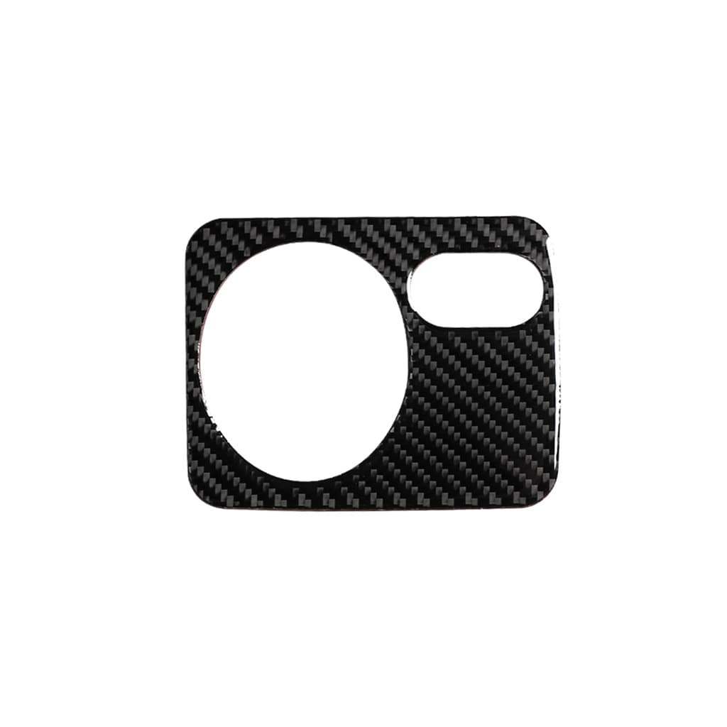 Carbon fiber interior modification headlight switch panel decorative sticker accessory for Volkswagen Golf 6 and Scirocco