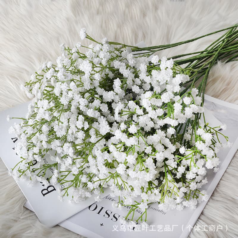 Artificial Baby's Breath Wholesale Fake Flowers Simulation Flower Road Sign Photo Prop Decoration Wedding Arrangement