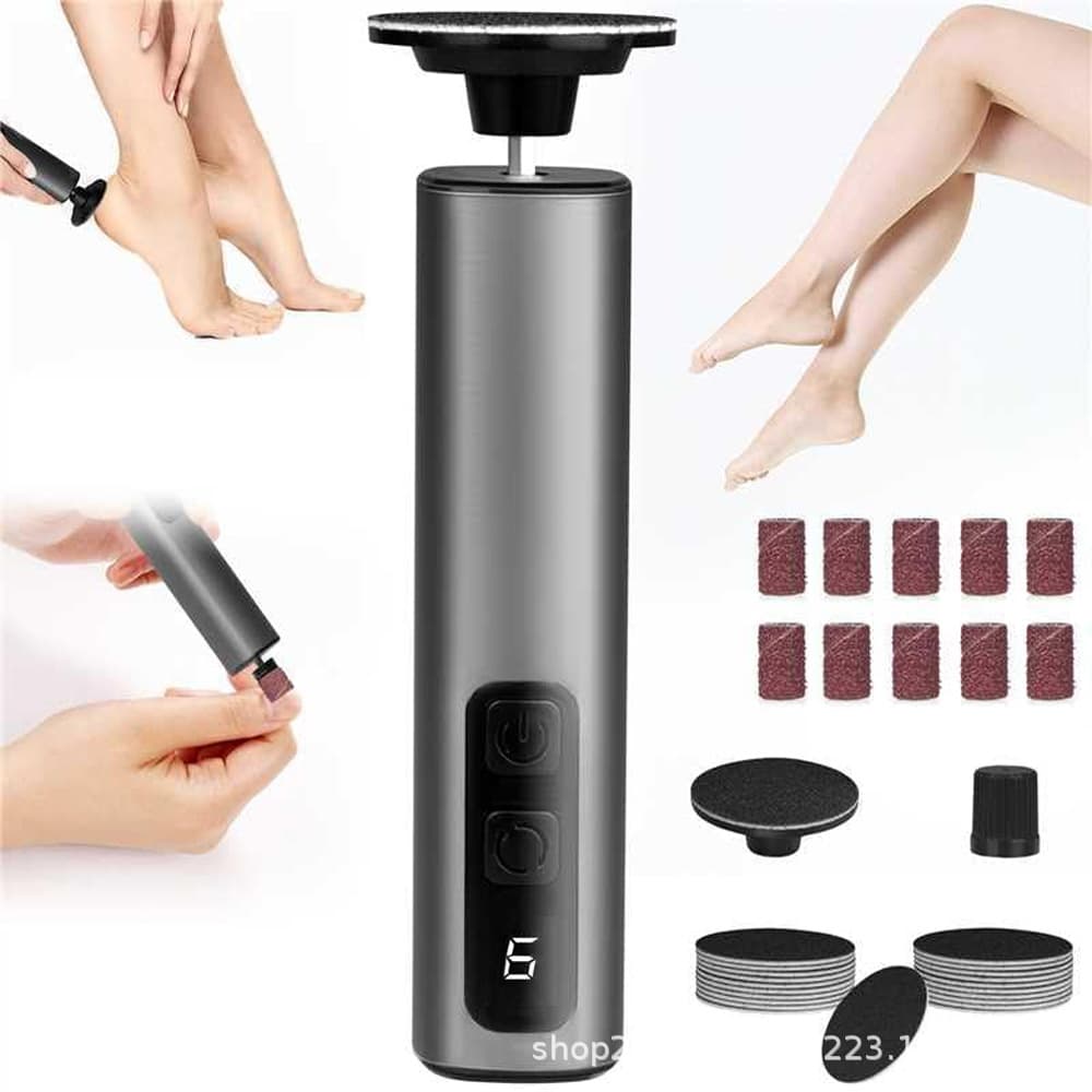 New Foot File Type-C Fast Charging 9-Level Adjustment Electric Callus Remover Dead Skin and Corn Remover Foot File