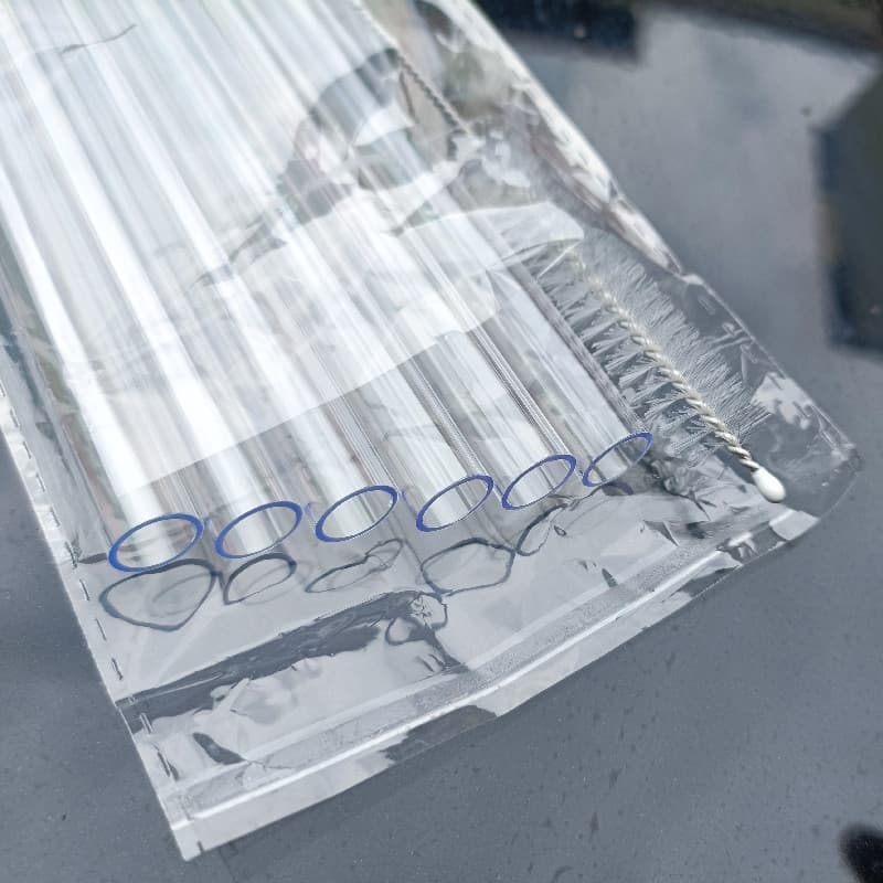 Tritan high-transparency plastic straws for water bottles and juice straws; Eastman plastic straws can be printed with logos.