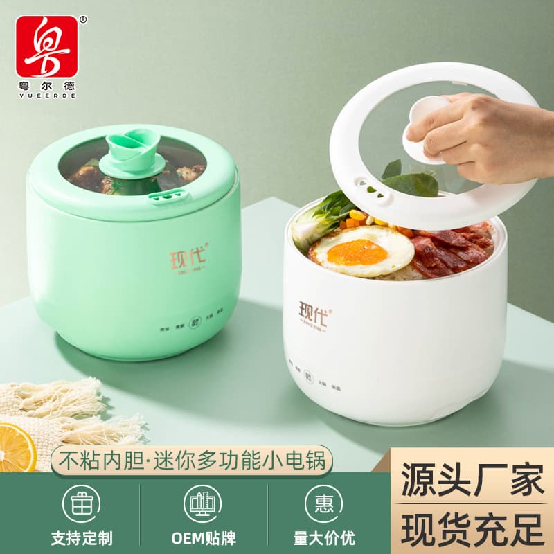 Manufacturer Direct Supply Multi-function Small Rice Cooker Household Noodle Cooking Mini Low Power Non-stick Dormitory Small Electric Cooking Pot