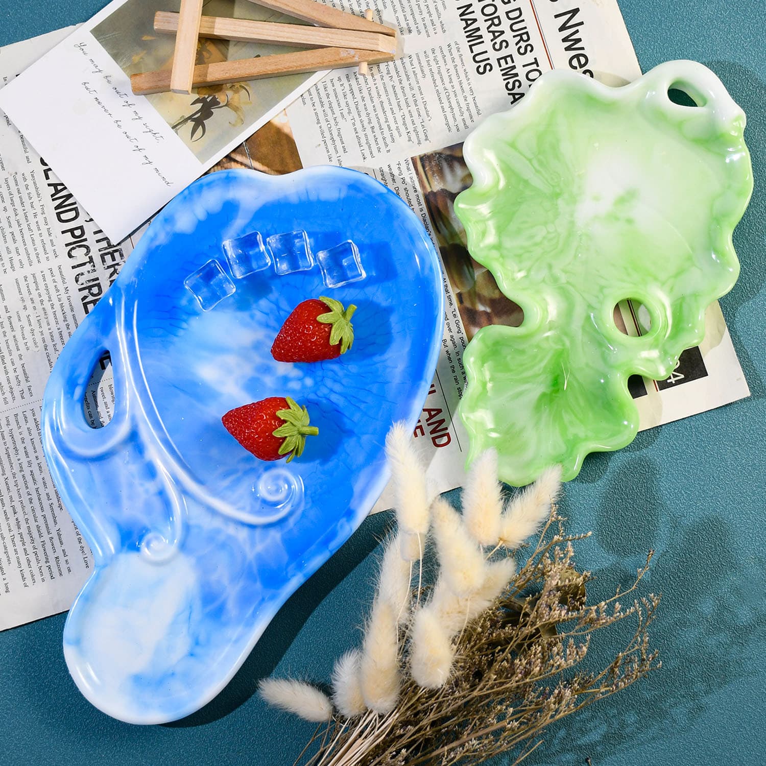 New DIY Crystal Resin Mold Irregular Storage Tray Silicone Mold Home Decoration Cross-Border Supply