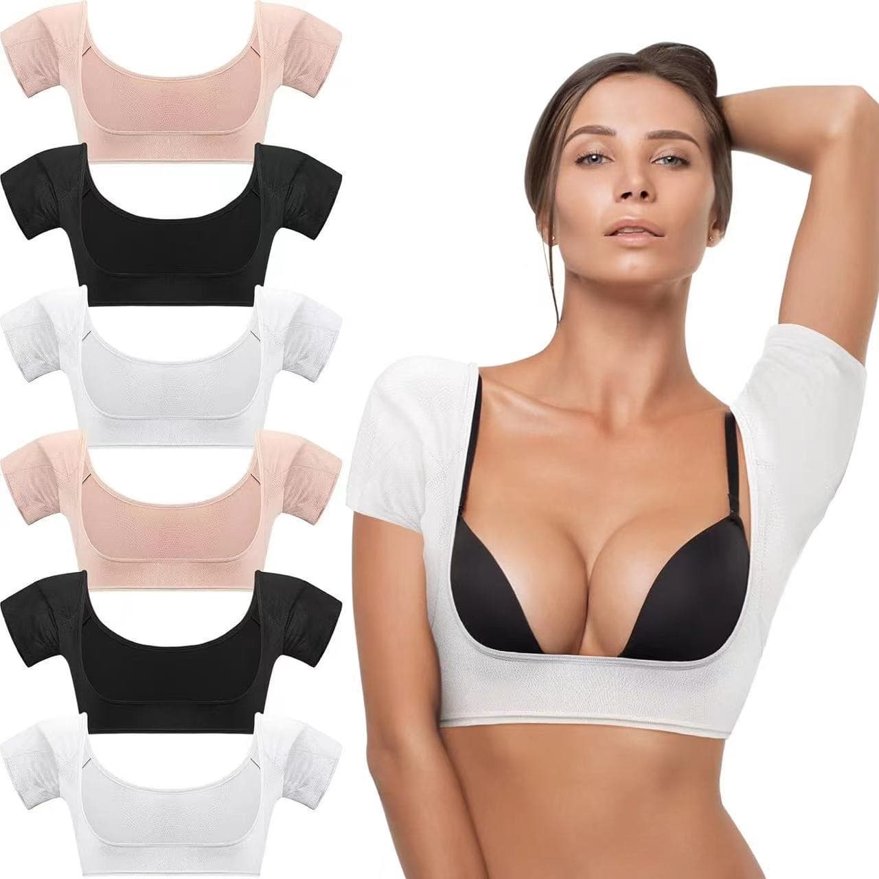Best-selling Cross-border Summer Underarm Sweat-absorbing Vest Breathable Quick-dry Anti-perspirant Women's Vest Thin Sweat-proof Innerwear