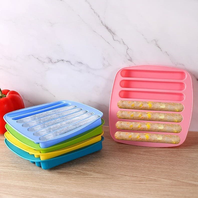 DIY Sausage Silicone Mold Silicone Sausage Ham Hot Dog Mold Finger Biscuit Mold Ice Making Baking Mold