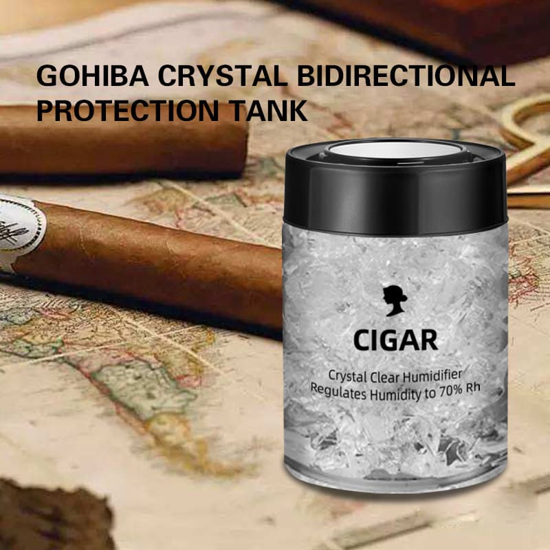 Cross-border Supply Cigar Humidifier Cigar Box Cigar Moisture Regulator Adjustable Crystal Clear Humidifier Moisturizer
