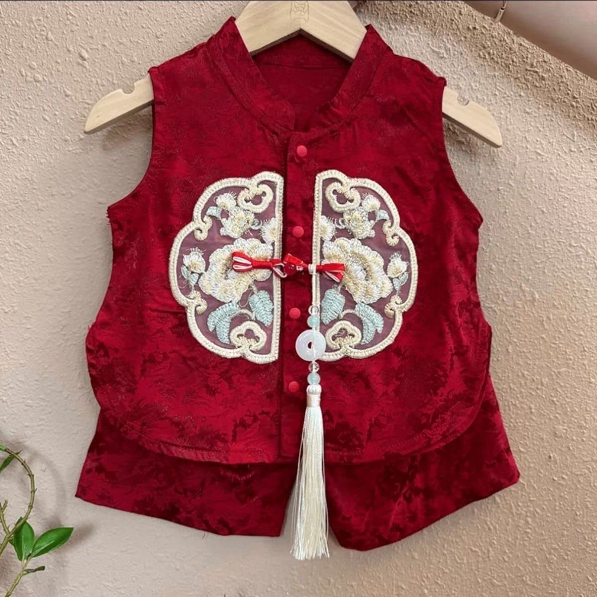 Baby Boy Summer Outfit Chinese Tang Suit Two-Piece Set Infant 100 Days Birthday Ceremony Costume National Style Gift Clothing