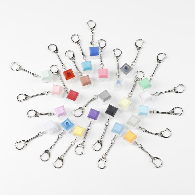 Acrylic Single Axis Keycap Lock Buckle Keyboard Test Rod Multicolor Pressure Relief Mechanical Keyboard Assembly