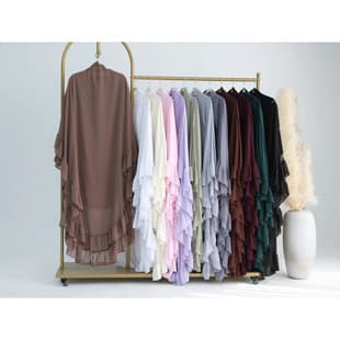 2025 New Arrival AliExpress Cross-border European and American Women's Summer Fashion Elegant Double-Layer Chiffon Pleated