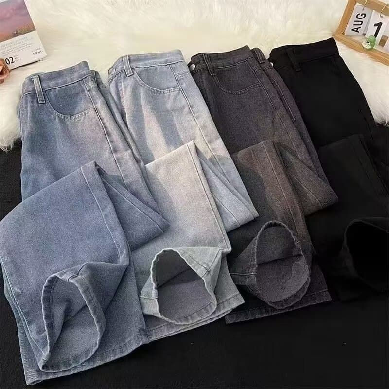 Cross-Border Hot Selling Jeans Men American Style Foreign Trade High Street Cool Slacker Fashion Relaxed Straight Leg Jeans Men