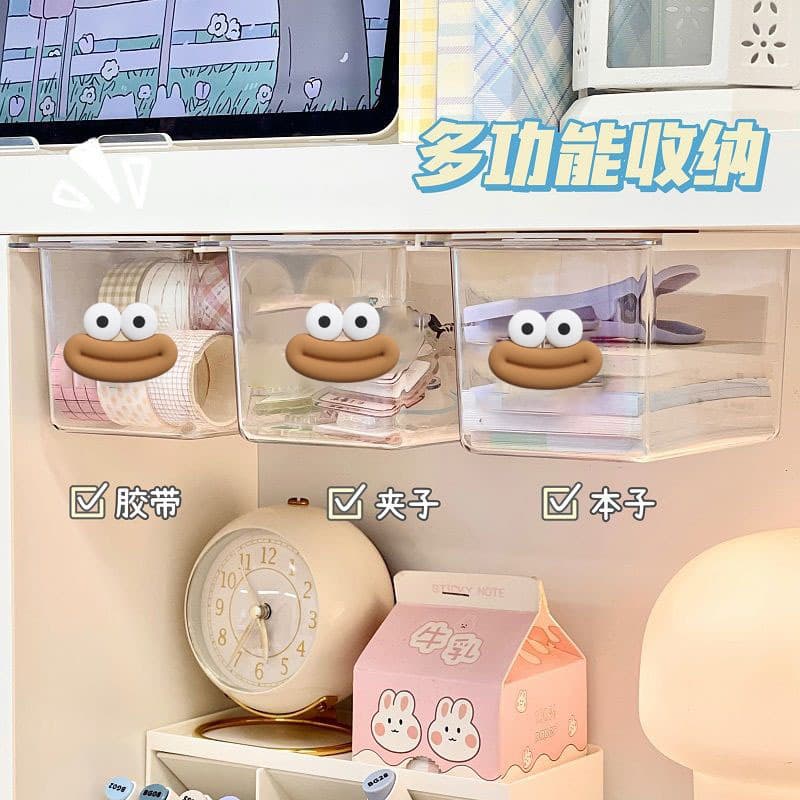 ✅ Bathroom mirror cabinet storage box cosmetic shelf pull-out hidden wall-mounted bathroom organizer