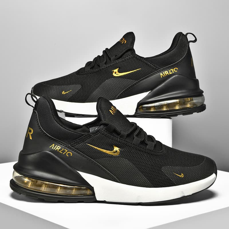 Cross-Border Hot Selling Men's Summer Mesh Sports Shoes Air Cushion Shock-Absorbing Running Shoes Korean Style Couple Shoes Student Trendy Shoes