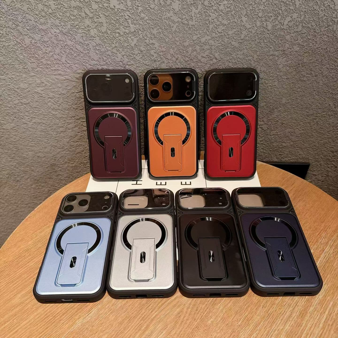 PINDUN Multifunctional Case for iPhone 17 New Magnetic Invisible Foldable Stand Apple 16 Pro Max