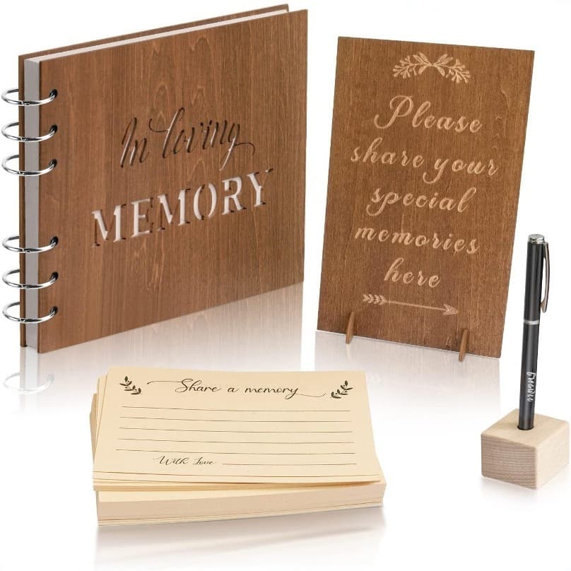 Personalized Funeral Guest Book, Wedding Memory Album, Wedding Gift Box Supplies, Photo Album, Gift for Loved Ones, Anniversary
