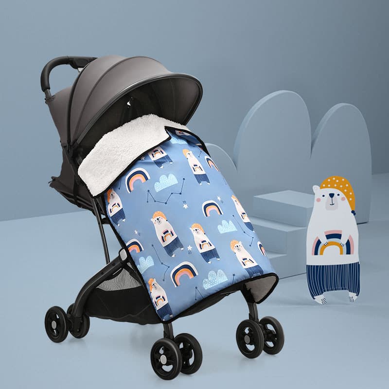 Baby stroller windproof blanket, stroller cover, windproof quilt, baby blanket, small swaddle blanket, waterproof, convenient for outings, keeps toddlers warm.