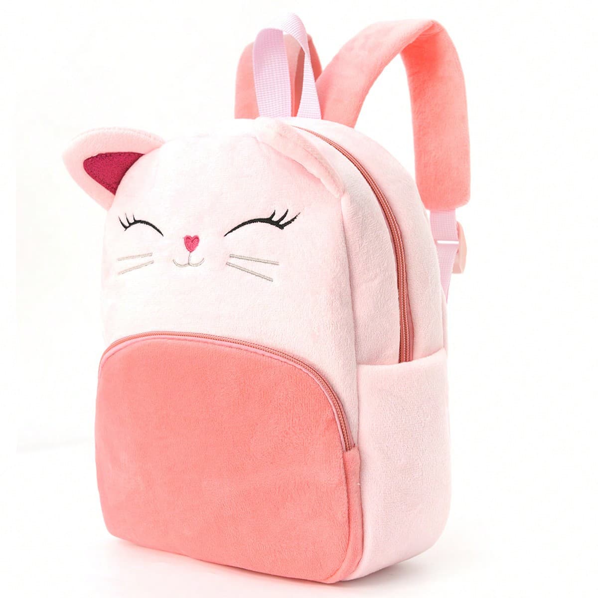 Cartoon Animal Plush Backpack Children's Dual Shoulder Bag Street Stall Kids Bag Super Lightweight Daily Match Elementary School