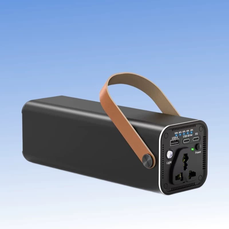 Outdoor Portable Power Station Multi-functional Home Emergency Mobile Power Supply Metal Shell Drop-resistant Inverter Power Source