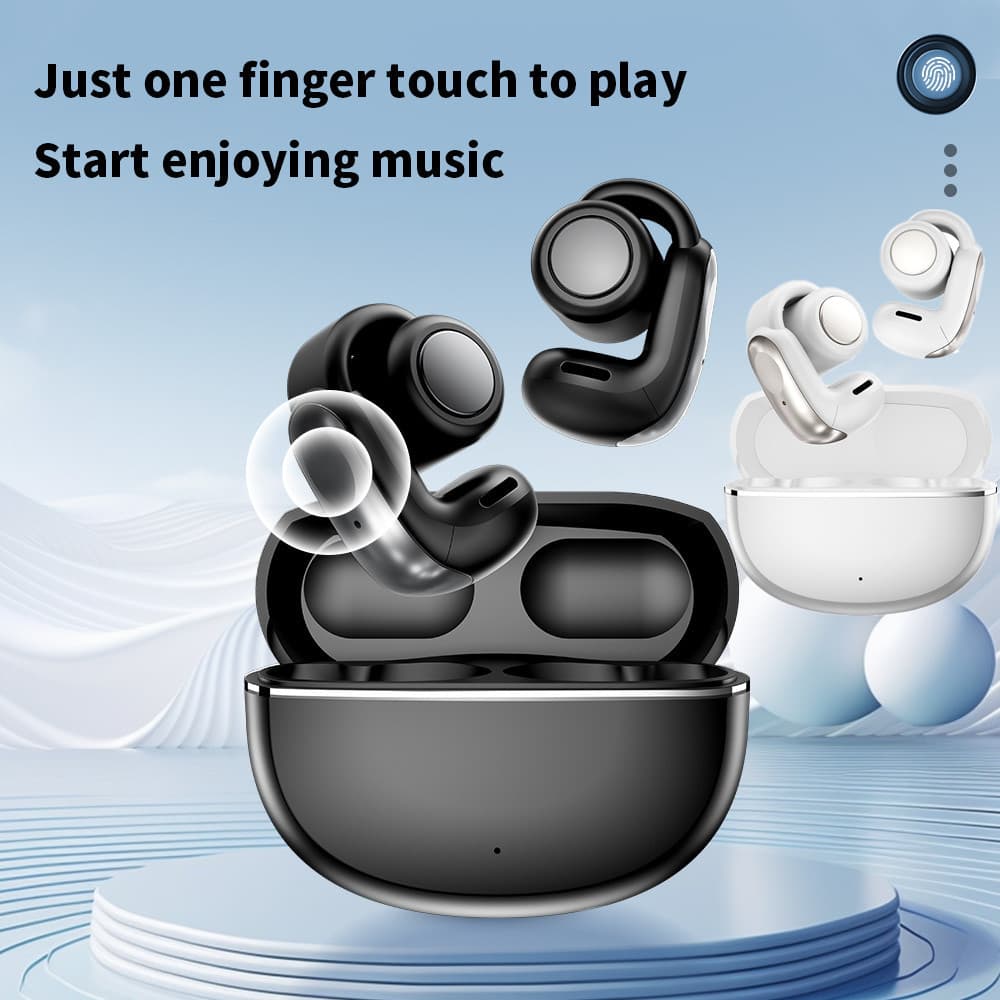 New Cross-Border Wireless Bluetooth Headphones Clip-On Noise-Canceling Long Battery Life Earphones Comfortable for Extended Wear